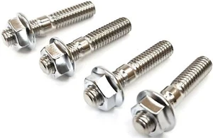4PCS Auspuff Port Studs w/Muttern für Harley Touring Road Dyna SportsterBig Twin - Bild 1 von 9