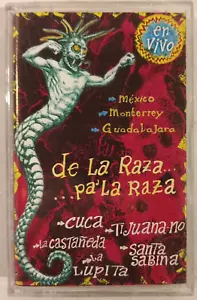 DE LA RAZA...PA´ LA RAZA, FEAT. LA LUPITA / CUCA, 1995 MEXICAN TAPE ALBUM - Foto 1 di 4
