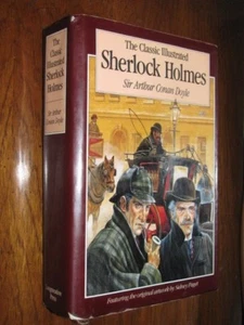 Classic ILLustrated SHERLOCK HOLMES Doyle BOOK 37 Short Stories 636 Pages DJ HC - Picture 1 of 2