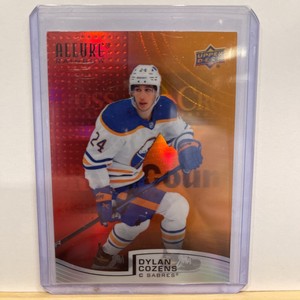2021-22 Upper Deck Allure Rainbow Red/Orange R-76 Dylan Cozzens Sabres