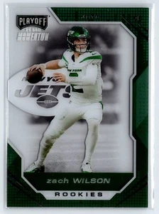 2021 Panini Chronicles Playoff Momentum Rookies #PMR-2 Zach Wilson - Picture 1 of 2