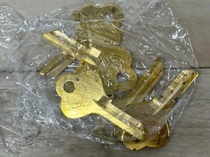 STAR Schlosserzubehör Messing 4EAI Schlüsselrohlinge 6er Set Made in USA NOS - Bild 1 von 3