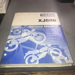 OEM FACTORY Yamaha XJ600 Service Shop Repair Manual LIT-11616-XJ-63 New - Picture 1 of 3
