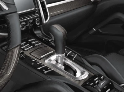 POMO DE CAMBIO DE FIBRA DE CARBONO PORSCHE 2011 - 17 CAYENNE S GTS TURBO S NUEVO EN CAJA OEM Foto 1 de 4