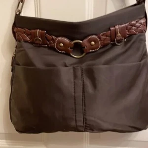 EUC Travelon braune Hobo-Schultertasche Top Zustand 12 x 13 x 1-3 Zoll - Bild 1 von 13