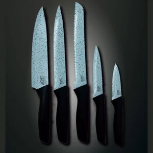 Set de 5 Cuchillos de Acero Inoxidable para Fruta Verdura Queso Pescado Carne - Imagen 1 de 7