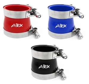 AirX Racing Air Intake 3-Ply Silicone 2.5"-3" Reducer Coupler + T-Bolt Clamps - Picture 1 of 4