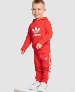Adidas Infant Boys Girls Tracksuit Hoody £RRP £45 - Picture 1 of 3