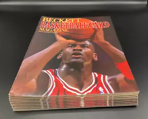 MICHAEL JORDAN Cover Beckett Basketball Kartenmagazin Ausgabe #1 März/April 1990 - Bild 1 von 5