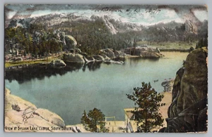 Sylvan Lake, Custer, South Dakota c1907 Postcard - Picture 1 of 2