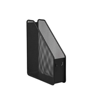 METAL MESH MAGAZINE FILE/HOLDER - BLACK FACTORY FINISH - SINGLE COMPARTMENT - Picture 1 of 8