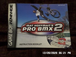 Mat Hoffman's Pro BMX 2 (Gameboy Advance GBA) Instruction Manual Only. NO GAME - Picture 1 of 2