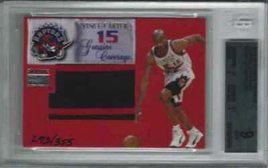 Vince Carter 1999-00 Skybox Premium Genuine Coverage Patch POP 1 Highest Graded - Picture 1 of 2