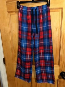 GAP Kids Pajama Pants, Red/Blue Buffalo Plaid Size 8 EUC Pj’s Bottoms - Picture 1 of 3