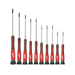 Milwaukee 48-22-2612 - 10 Piece Precision Screwdriver Set - Picture 1 of 4