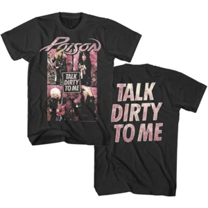 Poison Talk Dirty To Me Men's T Shirt - Picture 1 of 7