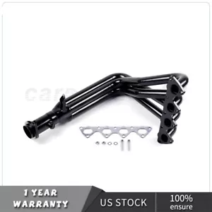 FOR 94-01 INTEGRA GSR/TYPE-R DC2 STAINLESS BLACK COATED EXHAUST MANIFOLD HEADER - Bild 1 von 7
