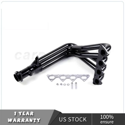 FOR 94-01 INTEGRA GSR/TYPE-R DC2 STAINLESS BLACK COATED EXHAUST MANIFOLD HEADER - Image 1 of 4