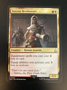 Bureau Headmaster #0296 MTG Assassin's Creed Uncommon NM English - Picture 1 of 1