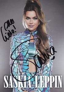 Autogrammkarte Saskia Leppin - Musik / Deutschland - Bild 1 von 1