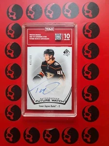 2021-22 Trevor Zegras Future Watch Auto TAG 10 Rookie #104 /999 Autograph RC - Picture 1 of 2