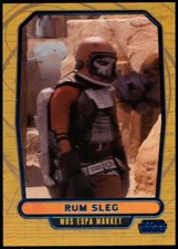 2013 Topps Star Wars Galactic Files 2 "BLUE FOIL" #397...RUM SLEG #198/350