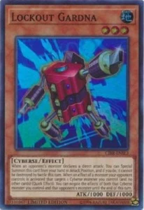 LOCKOUT GARDNA - (CIBR-ENSE3) - Super Rare - Limited - Yu-Gi-Oh