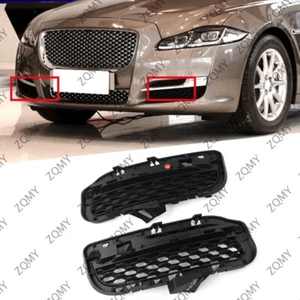Car Left Right Front Bumper Fog Lamp Grille Grill Trim For JAGUAR XJ 2016-2021 - Picture 1 of 9