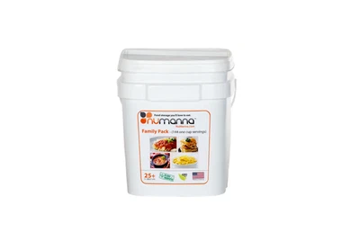 NuManna 144 Meals, Emergency Survival Food Storage Kit, 25 Plus Year Shelf Life
