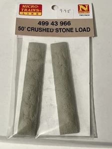 MICRO TRENES 49943966 499 43 966 50' CARGAS DE PIEDRA TRITURADA PAQUETE DE 2 NUEVOS ESCALA N - Imagen 1 de 3