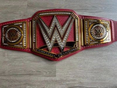 WWE Shop Licensed Red Universal Replica Wrestling Championship Title Belt - Image 1 of 4
