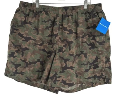 Nuevo Columbia Mujer 2X Sandy River II Pantalones Cortos Estampados Ciprés Camuflados Foto 1 de 4