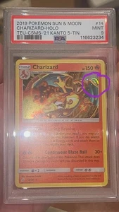 PSA 9 Charizard 14/181 Costco Kanto Cosmos Holo BLEED ERROR HD GALAXY SWIRL - Picture 1 of 3