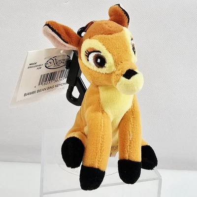 The Disney Store Bambi Mini Beanbag Plush Keychain 4" New NWT - Image 1 of 4