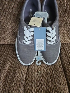 Universal Thread Black/Molly Canvas Lace-up Sneakers New Size 7 NWT  - Picture 1 of 5