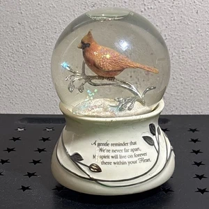 2016 Bradford Exchange “MESSENGER FROM HEAVEN” Musical Glitter Globe - Picture 1 of 5