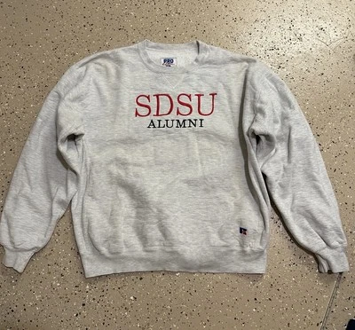 San Diego State University Mens Sweatshirt Aztecs SDSU Alumni Russell Athletic  - Image 1 of 4