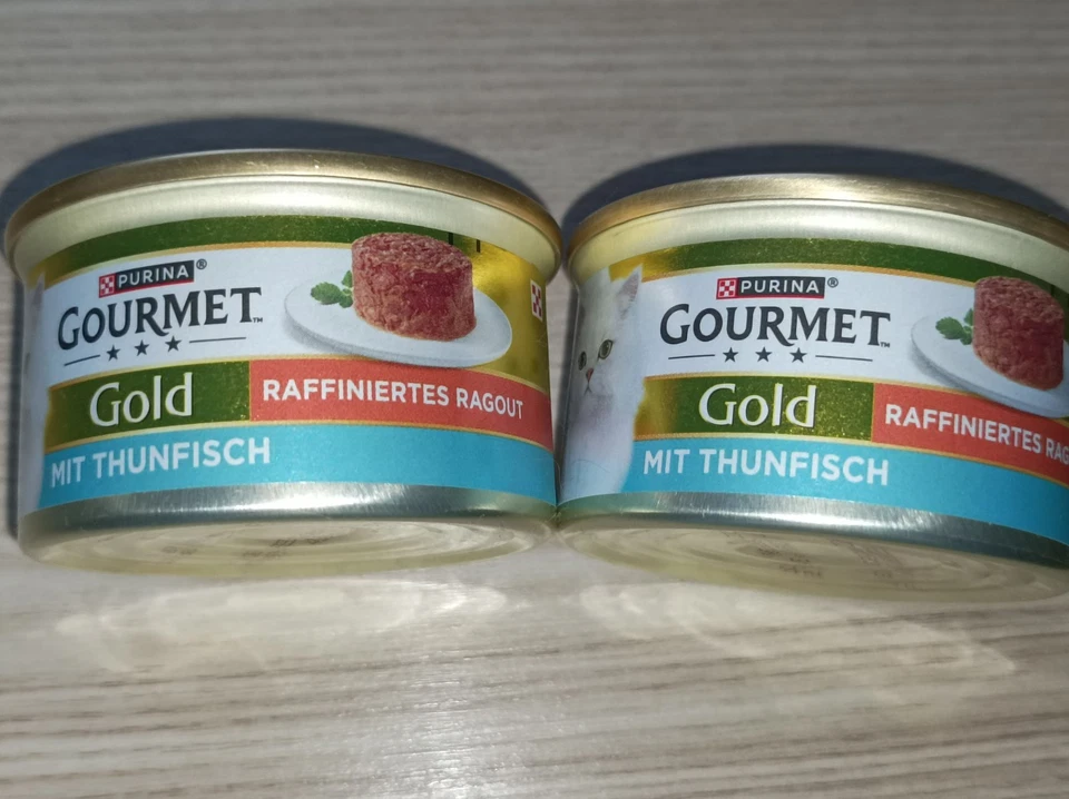 Purina Gourmet Gold raffiniertes Ragout "Thunfisch" Katzennassfutter 2 x 85 g - Bild 1 von 1