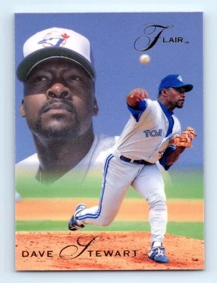 1993 Flair Dave Stewart Toronto Blue Jays #295 - Image 1 of 2