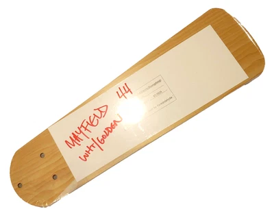 Harbor Breeze Mayfield 44" Ceiling Fan Replacement Blade Set (5) White/Golden - Image 1 of 4