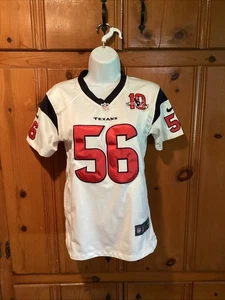 Nike NFL Houston Texans Cushing #56 On Field SEWN Jersey YOUTH Med 10th Anniver - Picture 1 of 11