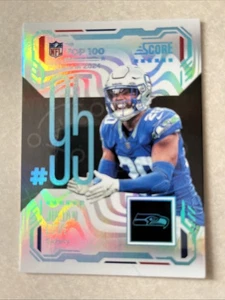2025 Panini Score Top 100 Players Of 2024 Julian Love No. 95 Seattle Seahawks 🏈 - Picture 1 of 2