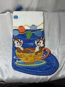 Disney Parks Chip N Dale Chipmunks Weihnachten Urlaub Strumpf Park exklusiv 5 - Bild 1 von 11