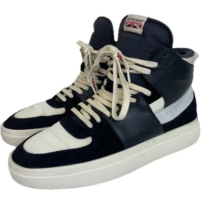 Zapatilla deportiva de baloncesto Represent Alpha High Top negra/blanca para hombre 13/Reino Unido 12 - Imagen 1 de 17
