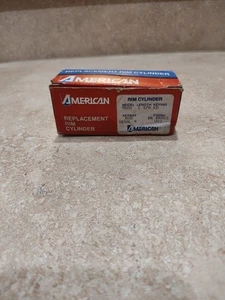 Cerradura de cilindro de llanta de repuesto American Segal 1 1/8 llave - Imagen 1 de 4