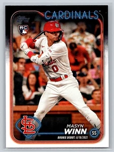 Masyn Winn Rookie - 2024 Topps Update #US272 - St. Louis Cardinals Baseball Card - Picture 1 of 2