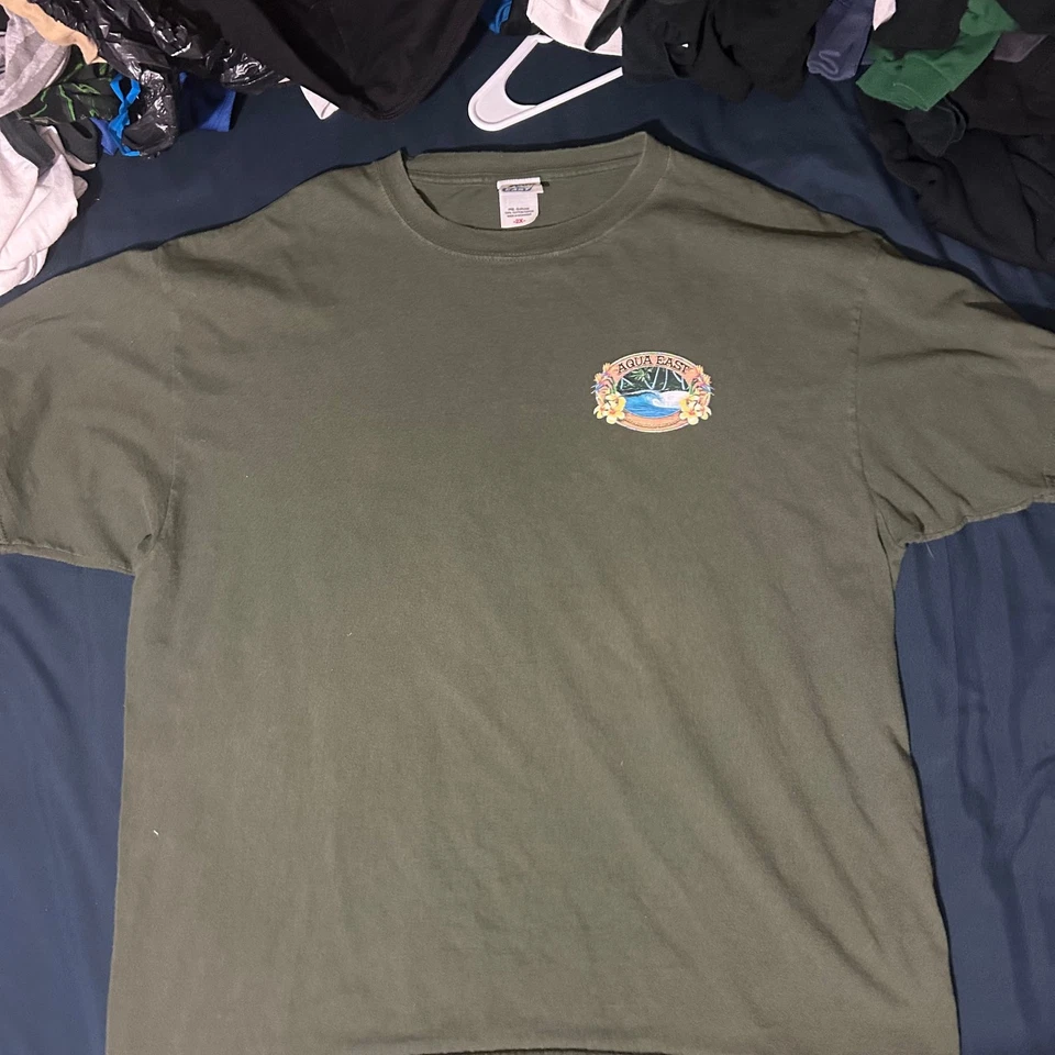 Vintage Aqua East Surf Shop T-Shirt Size XXL - Image 1 of 4