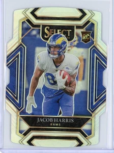 2021 Panini Select 280 Jacob Harris RC Silver Prizm Die-Cut - Picture 1 of 2