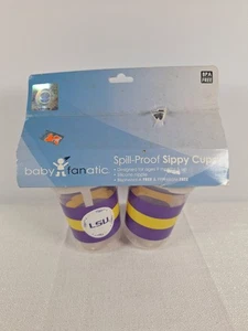 LSU Tigers Schnabeltassen 2er Pack Baby Fanatic Auslaufsicher Offiziell Lizenziert - Bild 1 von 3