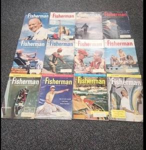 Vintage Lot der Fischerzeitschriften Jan.-Dez.1957 Rarität schön! - Bild 1 von 10